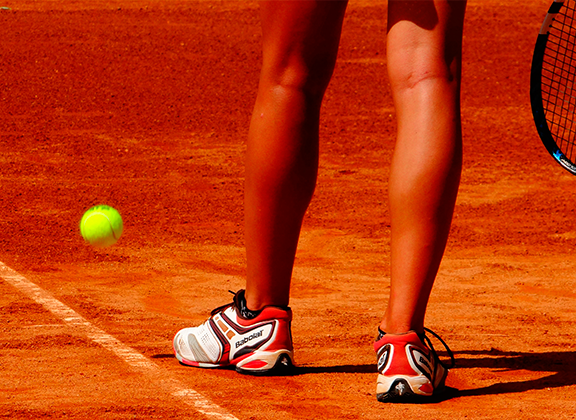 Calçados para a prática de tênis