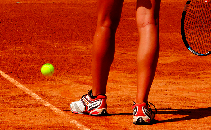Calçados para a prática de tênis